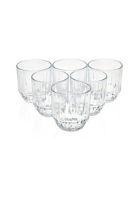Resim Paşabahçee Echo Damla 6'lı Su Bardağı - 300 Ml Renkli 