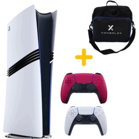 Resim Sony Playstation 5 - Pro 2 TB Oyun Konsolu (CFI-7021 Avrupa) - Çift Kol- (Bordo) 
