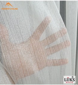 Resim Lüks Ince Çizgili Tül Perde Yüksek Kalite- Modern House - 