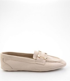 Resim Bej Kadın Loafer Ayakkabı K01542380772 