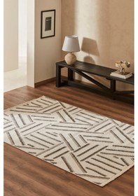 Resim Kaşmir Halı 7/24 Iskandinav Elegance Napoli Gri 120X180 CM Salon Mutfak Halısı Yolluk Kilim 