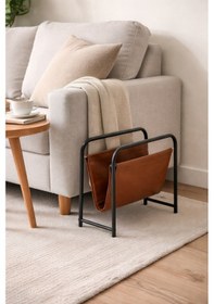 Resim Terra Dekoratif Metal Dergilik Gazetelik - Deri Detaylı Modern Ofis Salon Düzenleyici 