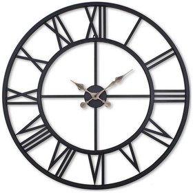 Resim Regal 2688 B Ferforje 76 Cm Roma Rakam Iskelet Duvar Saati Siyah 