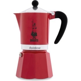 Resim Bialetti Rainbow Kırmızı Mokapot (6 Cup) 