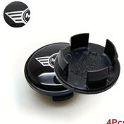 Resim Xuweiwei Black 2 4 Adet 54mm Mını Cooper R50 R52 R53 R55 R56 Jant Kapak Kapağı Aksesuar 