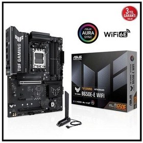 Resim Asus Tuf Gamıng B650e-e Wıfı, 4xddr5, 3xm.2, Dp, Hdmı, Type-c, Wi-fi 6e, Bluetooth V5.3, Am5 Soket Gaming Anakart 