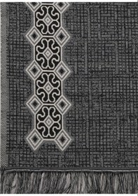 Resim My Evilla Seccade Hafif Katlanabilir Yıkanabilir Namazlık Şık Motifli Çeyizlik Ve Hediyelik Gri Gri 