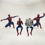 Resim Marvel Masaüstü Dekorasyonu, Ofis & Noel Hediyeleri, Çeşitli Aksiyon Pozlarında Örümcek Adam, Ofis Süslemesi | Dinamik Kötü Adam Pozu | Detaylı kostüm tasarımı, Örümcek Adam duvar resmi tatil hediyeleri 