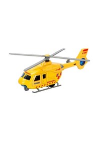 Resim Maxx Wheels Sesli Işıklı Çek Bırak Die Cast Helikopter Metal Gövde Çok Renkli 