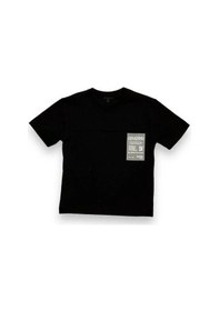 Resim Zekids Erkek Çocuk Pamuklu Baskılı Tshirt-14173 SIYAH 