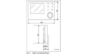 Resim Buderus RC310 Kumanda Paneli 