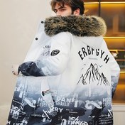 Resim Erkekler İçin Ağır Hizmet Tipi Kapüşonlu Kışlık Ceket, Dağ Logolu Arka Baskı, Tam Fermuarlı Uzun Mont ve Cepler - Ekstrem Soğuklar için Geniş Kapüşon, Makinede Yıkanabilir Dolgulu Dış Giyim (Günlük/Tırmanma/Kayak) Siyah, Erkekler için kış botları, Erkek Kışlık Ceket, Kışlık Mont, Kadınlar İçin Kışlık Montlar, Erkek Kışlık Ceket, Erkekler İçin Kışlık Ceketler, Erkekler için kış atkısı, Uzun Kışlık Palto, Kışlık Ekipman, Kadın Kışlık Ceket, Kadın Kışlık Ceket, Erkekler İçin 