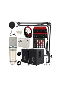 Resim Midex Referans Paket - 4 Maxword Monitör Ses Kartı Cx1 Mikrofon Pad Controller 