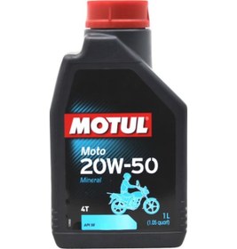 Resim Motul Moto 4T 20W-50 1 Lt 4 Zamanlı Mineral Motosiklet Yağı 