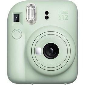 Resim Fujifilm Instax Mini 12 Fotoğraf Makinesi + Şeffaf Kılıf Yeşil 