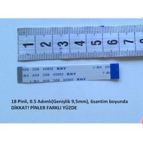 Resim Asus N53S N53Sm N53Sn N53Sv Power Flex Kablosu 18 Pin 18-0.5-6B 