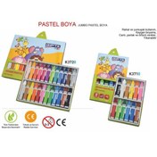 Resim Gıpta Pastel Boya Jumbo Yıkanabilir 14 MM 12 Renk K3710 