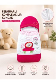 Resim Tomuycuk Kız Bebek Battaniyesi Dış Kundak Hastane Çıkışı Bebek Arabası Örtüsü 