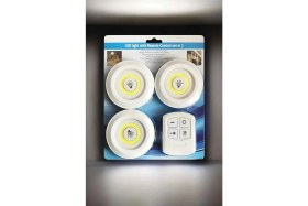 Resim Shopwe Mutfak Dolap Altı Işığı Uzaktan Kumandalı Yapışkanlı Kablosuz Pilli 