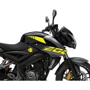 Resim Redline Grafik Bajaj Pulsar Ns 200 Depo Etiketleri Florasan Sarısı 