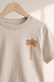 Resim Minik Gezgin Palm Beach Kargo Cepli Pamuklu Takım - 5-6 Yaş 