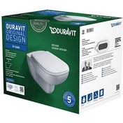 Resim D-Code Rimless 45703900A1 Soft Kapak Asma Klozet Seti Duravit