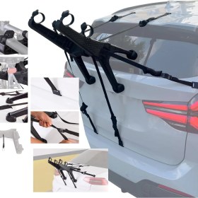 Resim PINUKS Bisiklet Taşıyıcı Bagaj 2 Bisiklet Kapasiteli Portatif Sök-Taklı Oto Aksesuar Premium 