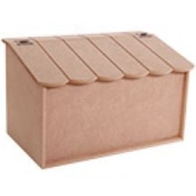 Resim Ahşap Mdf Ekmeklik Dolabı 9- Dekoratif Ahşap 40X25X25 Cm 