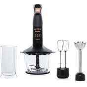 Resim STOREMAX LvnShoppping Panna Siyah Seti, 1200 W, 1.3 L Hazne, Paslanmaz Çelik Bıçak, Siyah 224120 