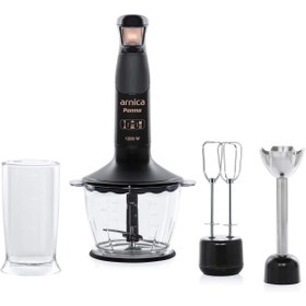 Resim STOREMAX LvnShoppping Panna Siyah Seti, 1200 W, 1.3 L Hazne, Paslanmaz Çelik Bıçak, Siyah 224120 