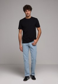Resim Regular Fit Orta Bel Düz Paça Erkek İndigo Ecologic Jean Pantolon Colin's