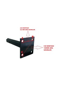 Resim Dalaz, Kaan Cp 23s3 Çapa Makinası Uyumlu Demir Teker Profesyonel Tip 