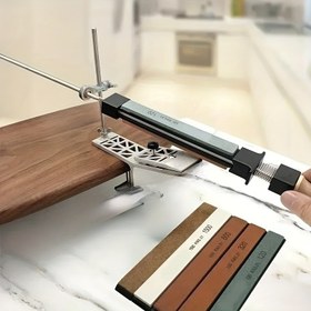 Resim Profesyonel Ağır Hizmet Sabit Bıçak Bileme Sistemi - Elmas Taşlama Tekerleği ve Bileme Taşı ile Büyük Dökme Demir/Alaşım Bileme Taşı, Ahşap İşleme Aleti Bileme Aleti (GT2001) 