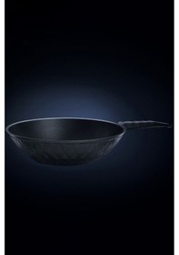 Resim Karaca Biodiamond Antibakteriyel Kulp Wok Tava 28 Cm 