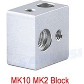 Resim 3D Printer Alüminyum Isıtıcı Mk10 Mk2 Blok 20*20*13Mm X 1 Adet 