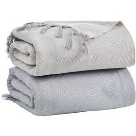 Resim Sidney Çift Kişilik Pamuklu Pike 200x230 Cm - Ekru 