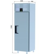 Resim Dik Tip Dondurucu - 1 Kapılı - 400 Lt. 