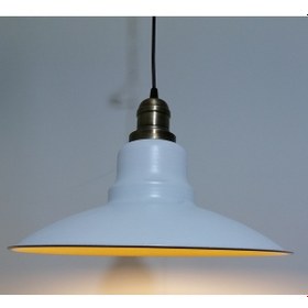 Resim Riolight Retro Beyaz Içi Gold Tekli Meal Sarkıt Çap: 37Cm (538288775) 