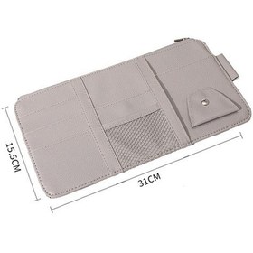 Resim Pazly Cbtx 2 Adet Otomatik Güneşlik Kart Klibi Kartvizit Gözlük Klip Fermuarlı Araba Cep Telefonu Belge Klasörü Mavi 