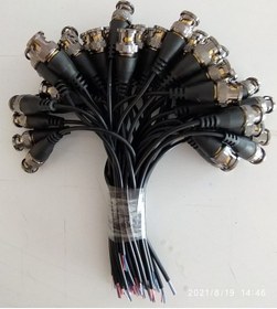 Resim 20 Adet Hazır Kablolu Bnc Konnektör Ahd Tvi Cvi Cvbs 