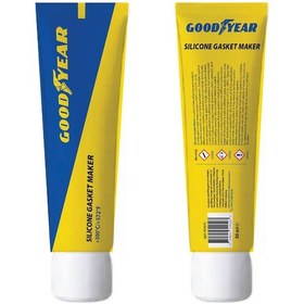 Resim Goodyear 300° Isıya Dayanıklı Siyah Sıvı Conta Tüp Silikon 80 ML 
