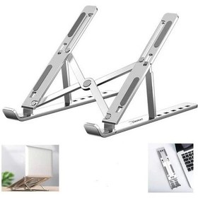 Resim Alüminyum Manyetik Katlanabilir Ayarlı Dizüstü Laptop Standı At-03 