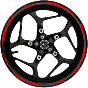Resim Ogec Worx Xmax kırmızı yazılı kımızı pençe şeritli 
