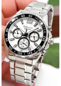 Resim Ferrucci Function Erkek Kol Saati Çelik Kordon Çelik Kasa Gümüş-beyaz Zmfer047 Çok Renkli 