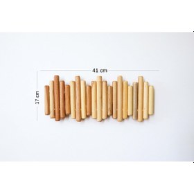 Resim Dekoratif Doğal Ahşap Duvar Askısı Askılık Ahşap Askı Zımparalı Ahşap 