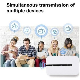 Resim 4g Mifi Wifi Yönlendirici 150mbps Wifi Modem Araba Mobil Wifi Kablosuz Erişim Noktası Kablosuz Mifi Yuvalı Beyaz 