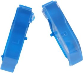 Resim NA PSP 2000 PSP 3000 Sol Sağ Düğmeler için Deal4GO L R Tetik Düğmesi Değiştirme - Şeffaf Mavi 