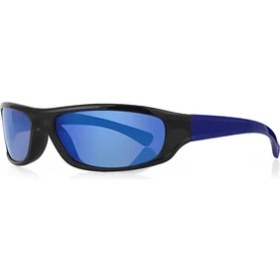 Resim Kinary Bisiklet Güneş Gözlüğü Siyah Parlak Çerçeve Lacivert Sap Lacivert Aynacam 3007 