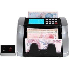Resim Baove GB7100S Karışık Para Sayma Makinesi ve Sahte Yakalama -TL-Euro-Usd - Türkçe Sesli Uyarı 