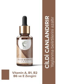 Resim Tatlı Badem Yağı %100 Saf Ve Soğuk Sıkım 